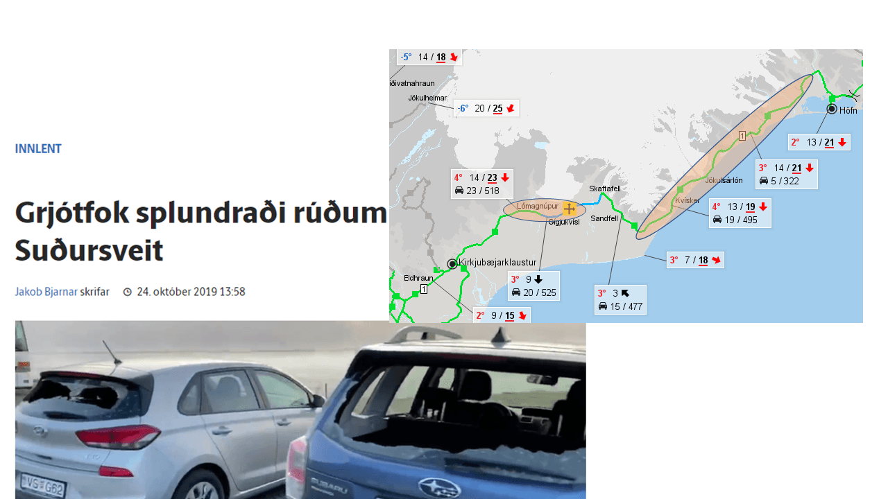 GRJÓTFLUG Í SUÐURSVEIT