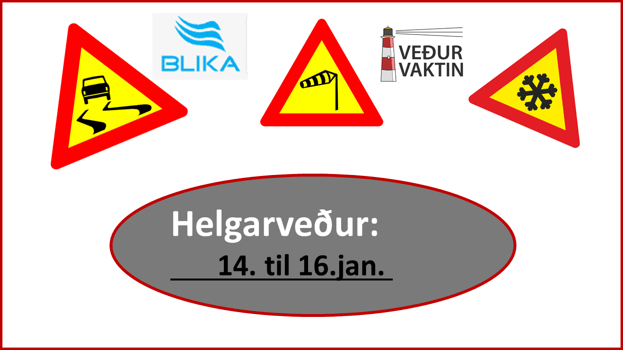 HELGARVEÐRIÐ FYRIR ÞÁ Á FERÐINNI
