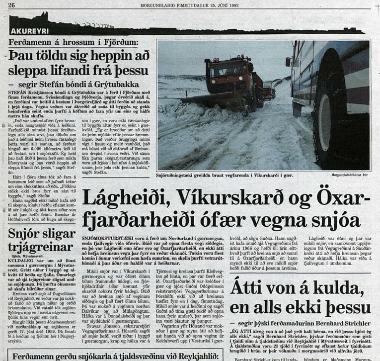 30 ÁR FRÁ JÓNSMESSUHRETINU MIKLA