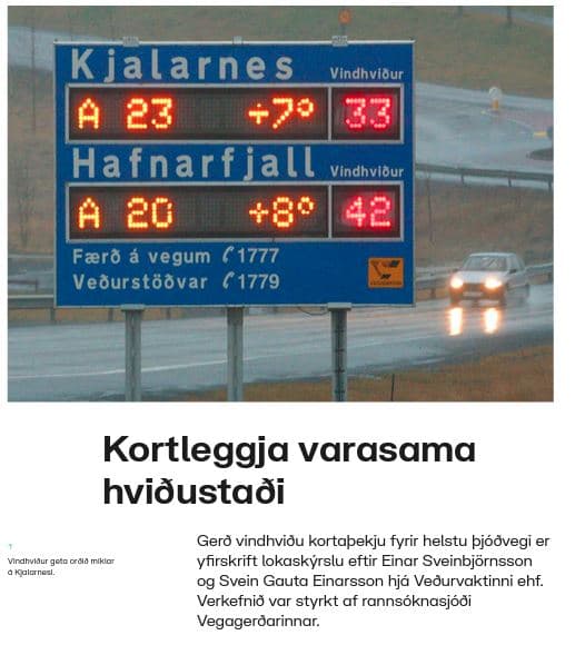 GRUNNUR AÐ VINDHVIÐUSPÁM
