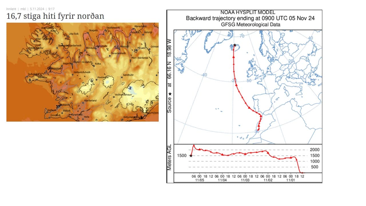Í DAG ER LOFTIÐ KOMIÐ FRÁ MARRAKÓ