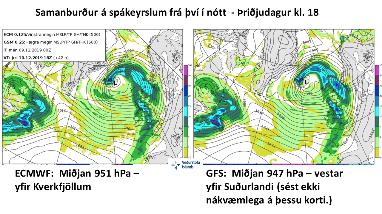 MIÐNÆTURKEYRSLURNAR - SAMANBURÐUR