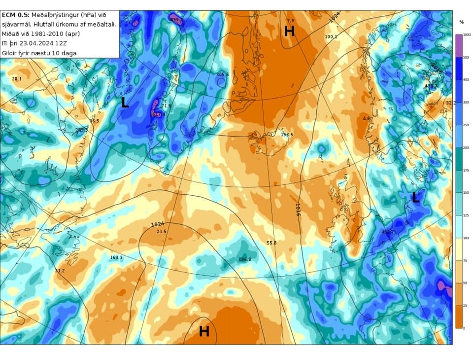 BLIKA SPÁIR EKKI DROPA ÚR LOFTI