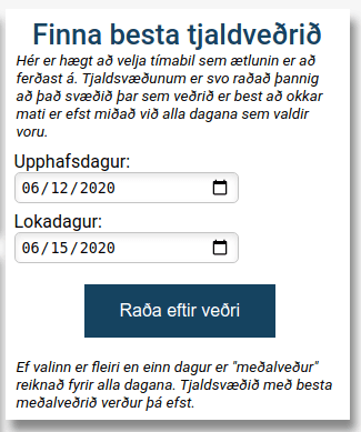Ný vefsíða Bliku - Tjaldvefur kynntur