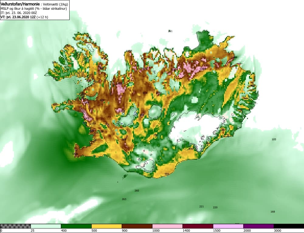 NÆGJANLEGA ÓSTÖÐUGT FYRIR ELDINGAR?